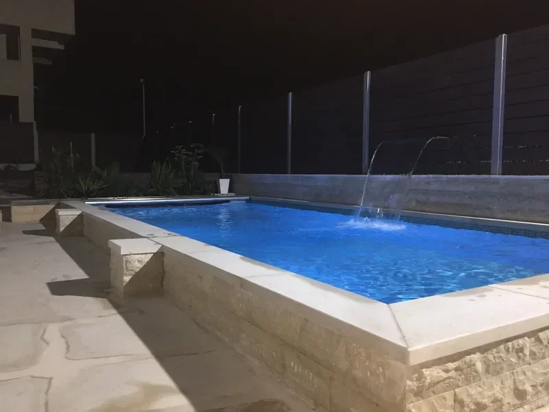 חזית צדית של הוילה