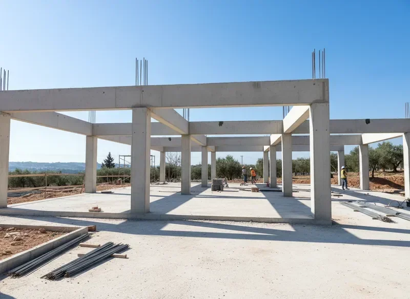 פרויקט בניית וילת יוקרה – עבודות בטון ושלד