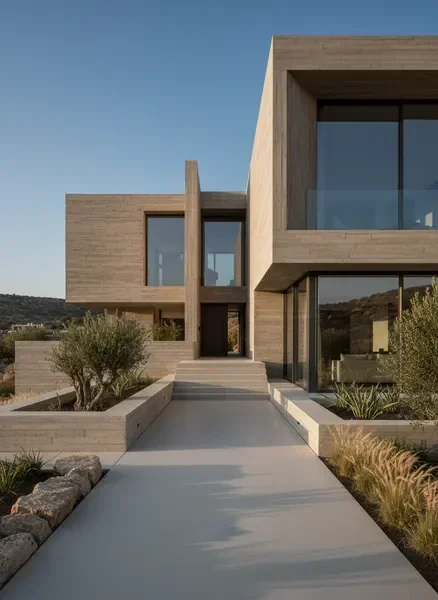 פרויקט וילה יוקרתית - עבודות בטון מעולות