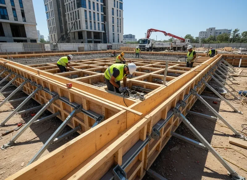 תבניות בטון מדויקות לעבודות יציקה